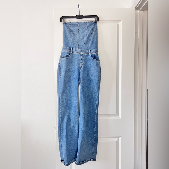 Denim Jumpsuit - Picture 2 of 5